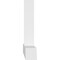 Ekena Millwork Portland Architectural Grade PVC Gable Bracket, 108"W x 22 1/2"H x 4"D x 4"F, 5/12 Pitch GBP108X23X0404POR00 - alternate 5